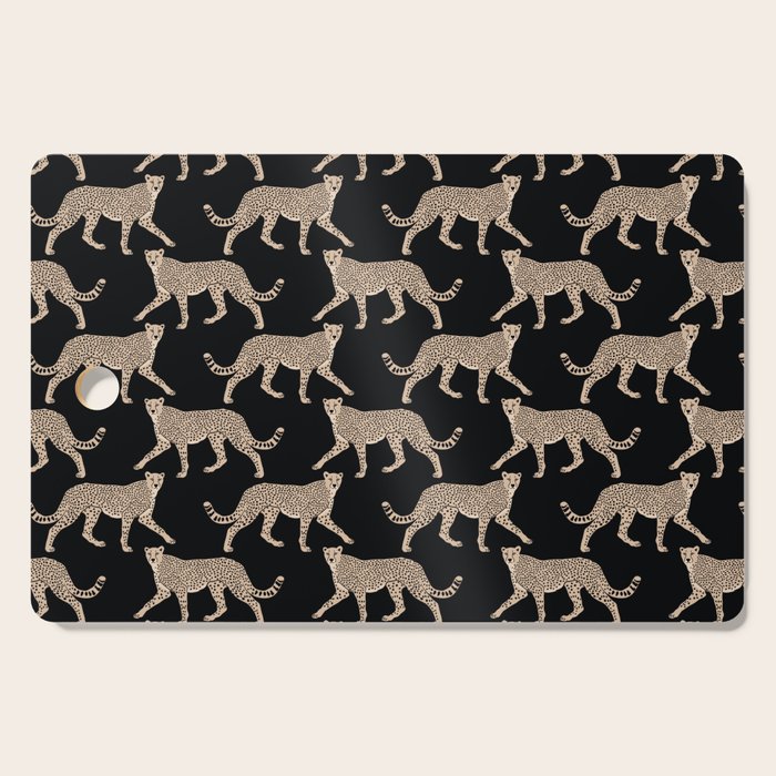 Walking Cheetahs 9 Cutting Board Gallery Image 1