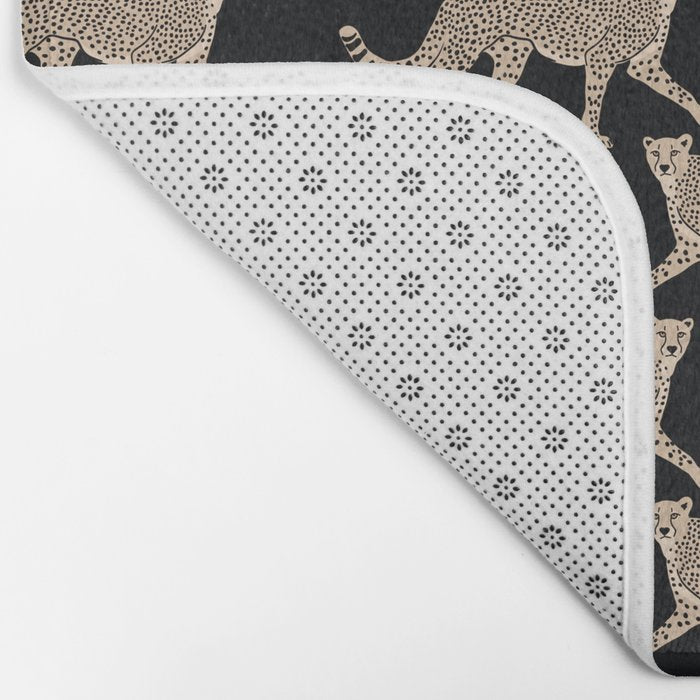 Walking Cheetahs 9 Bath Mat Gallery Image 2