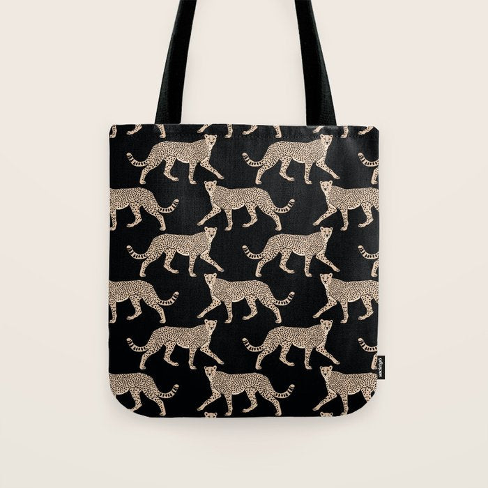 Walking Cheetahs 9 Tote Bag Gallery Image 1