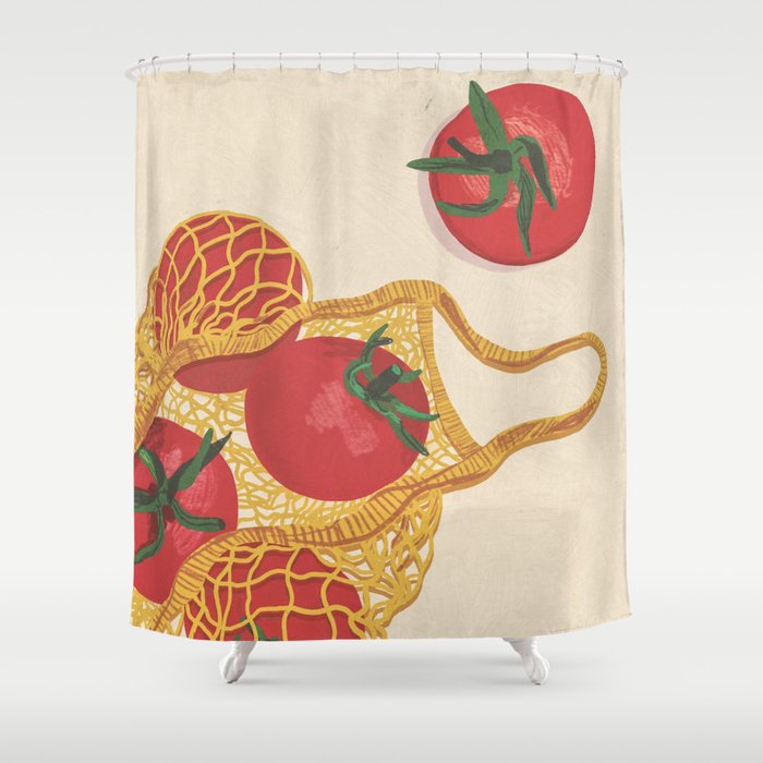 Tomatoes Shower Curtain Gallery Image 1