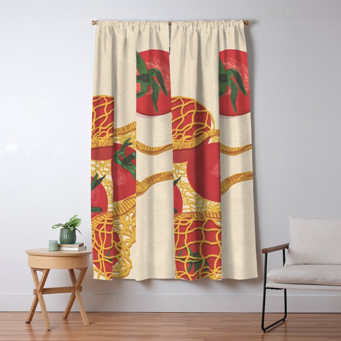 Tomatoes Window Curtain Gallery Image 1
