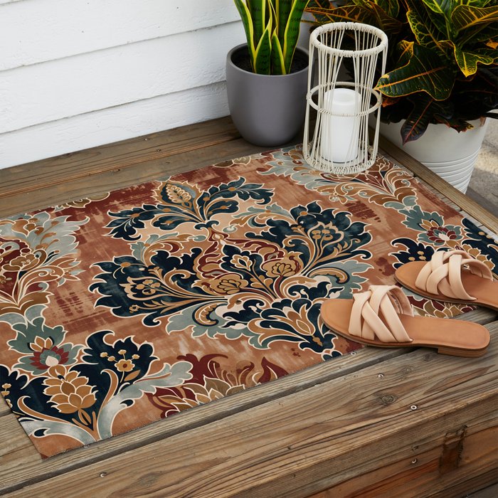 Musk Floral Essence Outdoor Rug Gallery Image 2