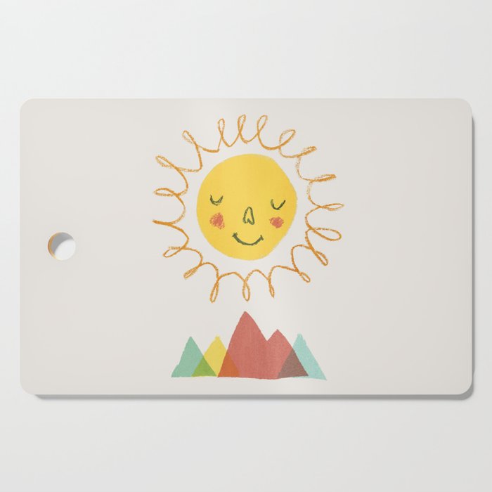 Sunny - Let's go outside Cutting Board Gallery Image 1