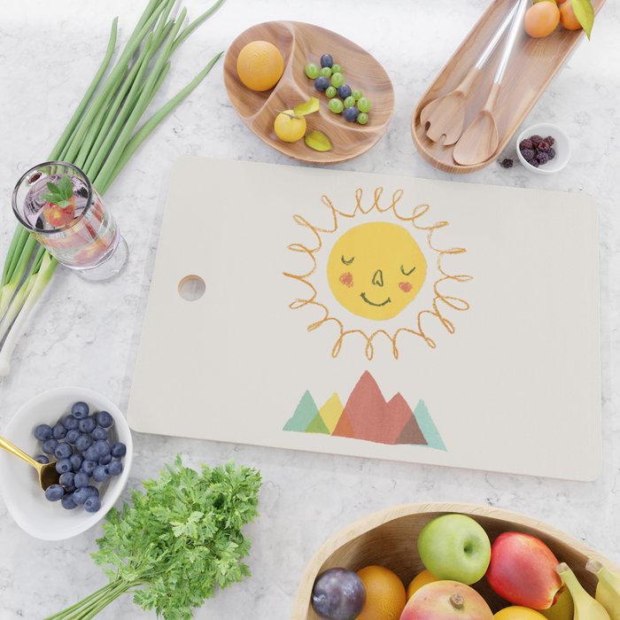 Sunny - Let's go outside Cutting Board Gallery Image 2