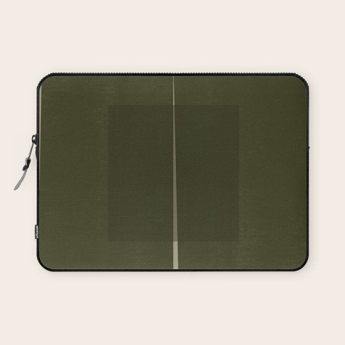 Green Paper Cut No2. Laptop Sleeve Gallery Image 1