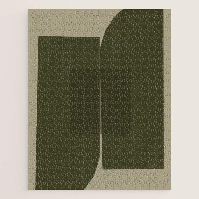Green Paper Cut No2. Jigsaw Puzzle