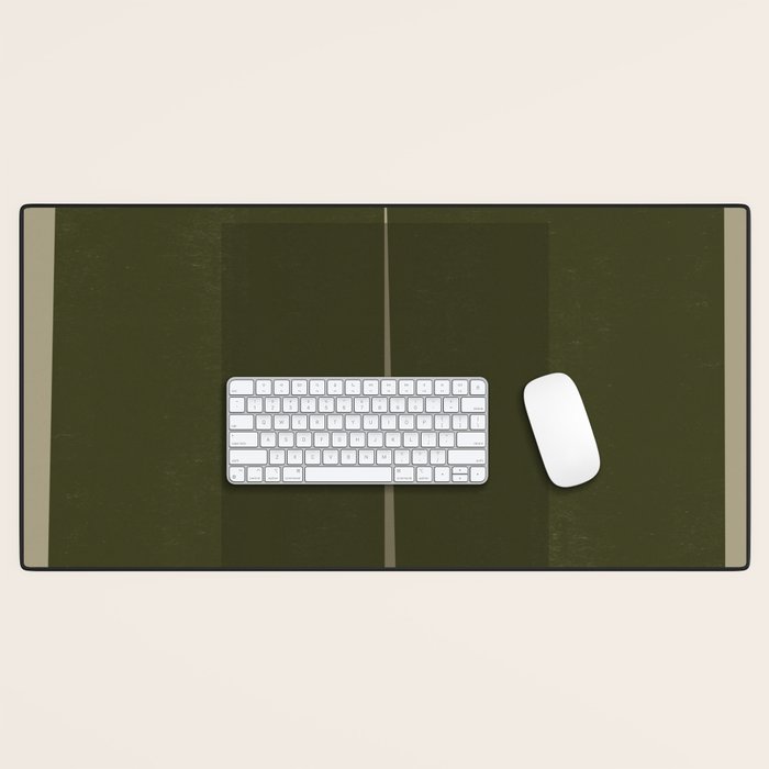 Green Paper Cut No2. Desk Mat Gallery Image 1