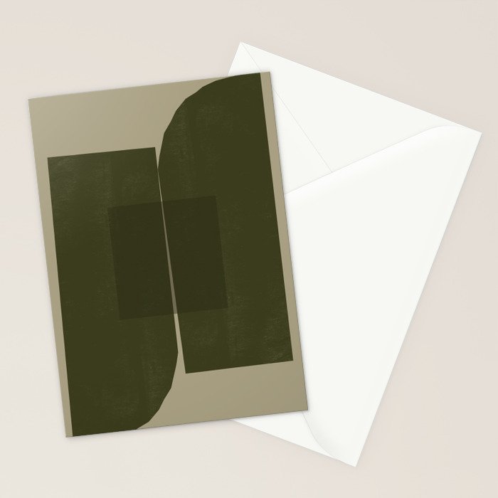 Green Paper Cut No2. Stationery Card Gallery Image 2