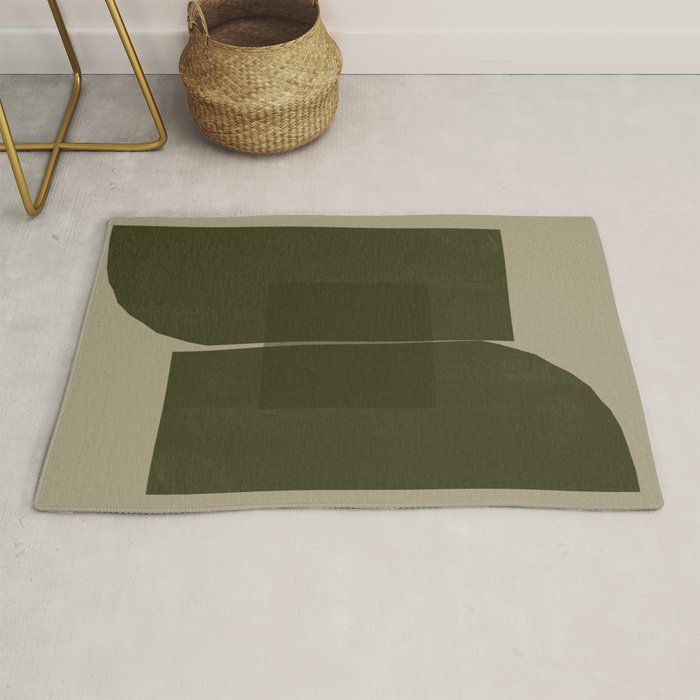 Green Paper Cut No2. Rug Gallery Image 1