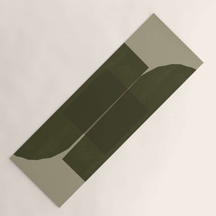 Green Paper Cut No2. Yoga Mat Gallery Image 1