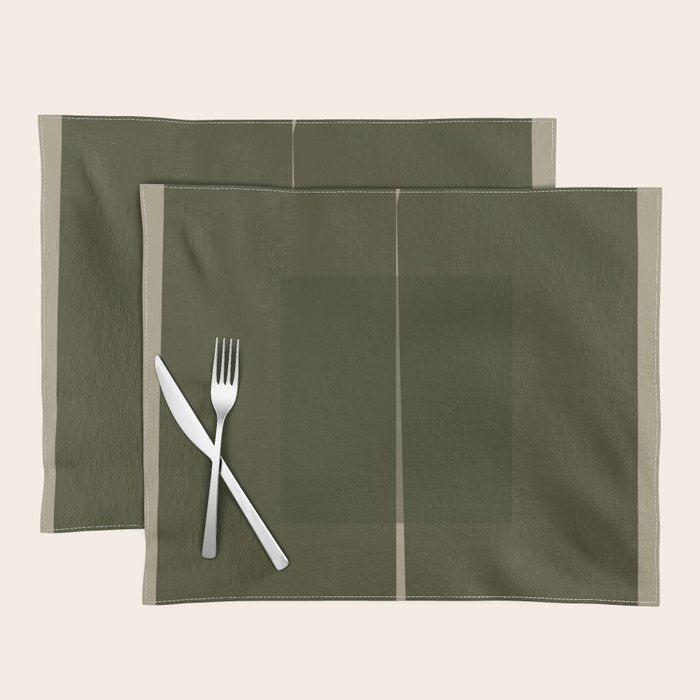 Green Paper Cut No2. Placemat Gallery Image 1