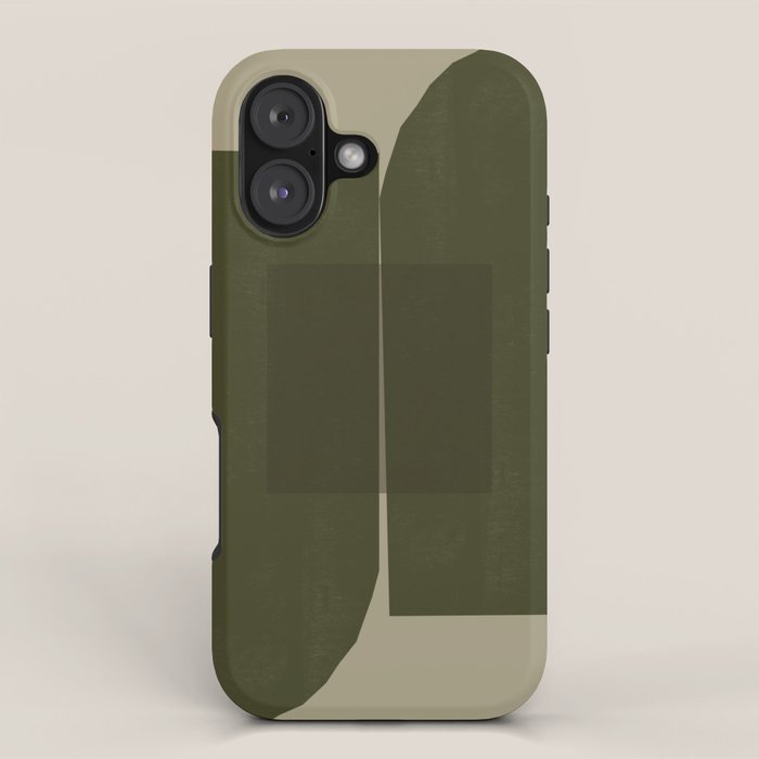 Green Paper Cut No2. iPhone Case Gallery Image 1