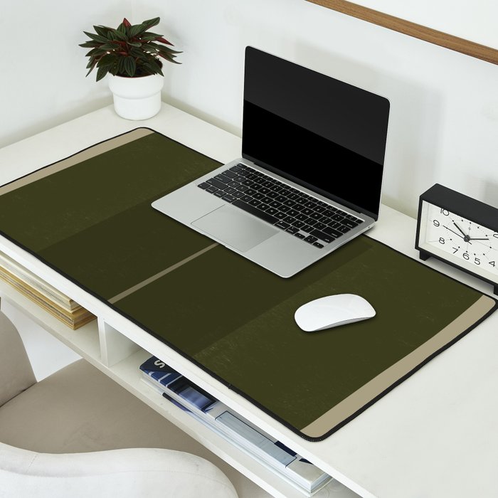 Green Paper Cut No2. Desk Mat Gallery Image 2