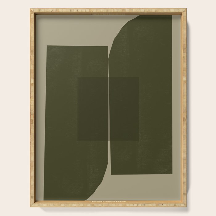 Green Paper Cut No2. Serving Tray Gallery Image 1