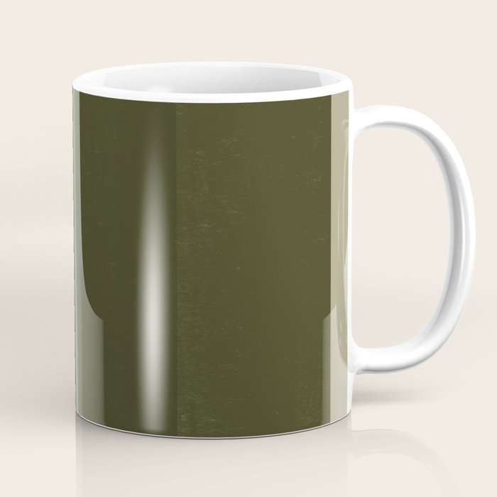 Green Paper Cut No2. Coffee Mug Gallery Image 1