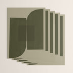 Green Paper Cut No2. Wrapping Paper Gallery Image 3
