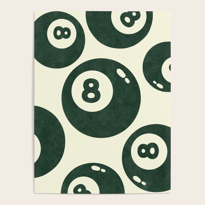 The 8 Ball Clubhouse Old Money Green Poster Gallery Image 1