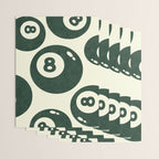The 8 Ball Clubhouse Old Money Green Wrapping Paper Gallery Image 3