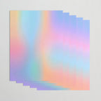 Iridescent Series 01, Pastel Gradient Holograph Energy, Aura Spiritual Vibrant Minimal, Abstract Aesthetic Bohemian Wrapping Paper Gallery Image 3