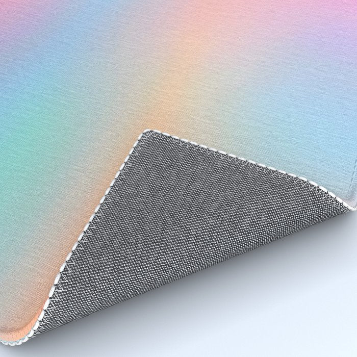 Iridescent Series 01, Pastel Gradient Holograph Energy, Aura Spiritual Vibrant Minimal, Abstract Aesthetic Bohemian Rug Gallery Image 4