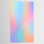Iridescent Series 01, Pastel Gradient Holograph Energy, Aura Spiritual Vibrant Minimal, Abstract Aesthetic Bohemian Tablecloth Gallery Image 2