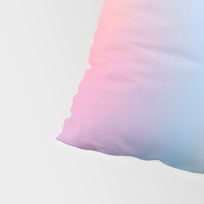 Iridescent Series 01, Pastel Gradient Holograph Energy, Aura Spiritual Vibrant Minimal, Abstract Aesthetic Bohemian Pillow Sham Gallery Image 4