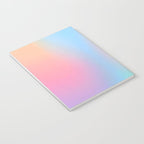 Iridescent Series 01, Pastel Gradient Holograph Energy, Aura Spiritual Vibrant Minimal, Abstract Aesthetic Bohemian Notebook Gallery Image 3