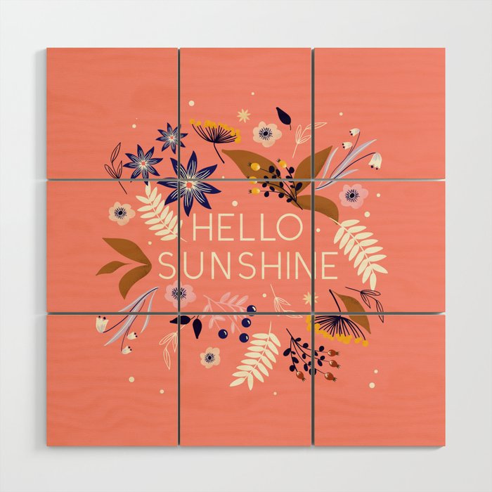 Hello Sunshine Wood Wall Art Gallery Image 1