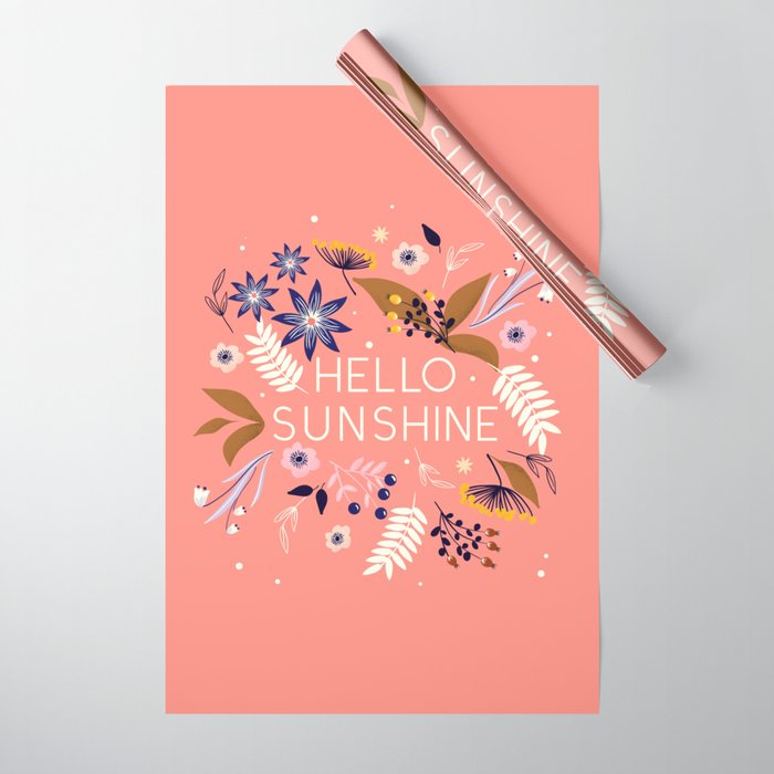 Hello Sunshine Wrapping Paper Gallery Image 1