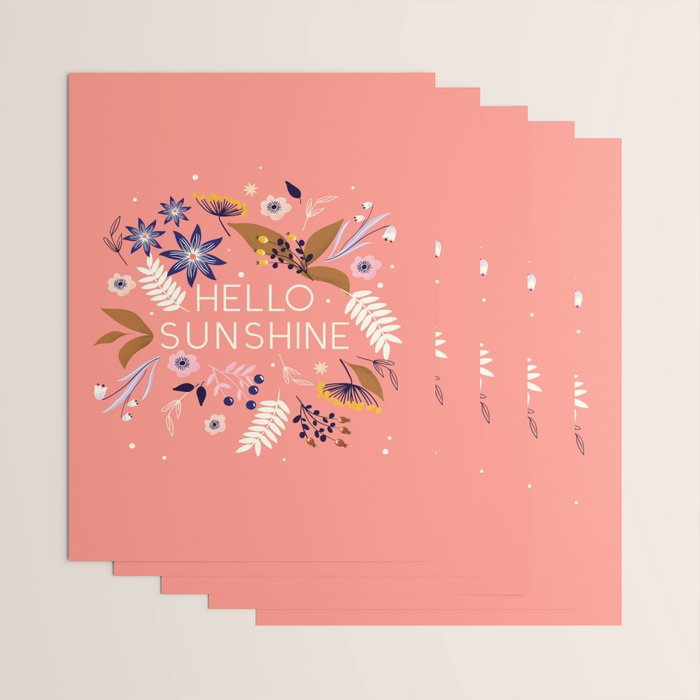 Hello Sunshine Wrapping Paper Gallery Image 3