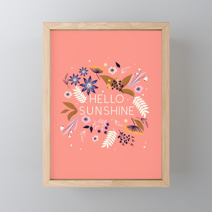 Hello Sunshine Mini Art Print Gallery Image 1