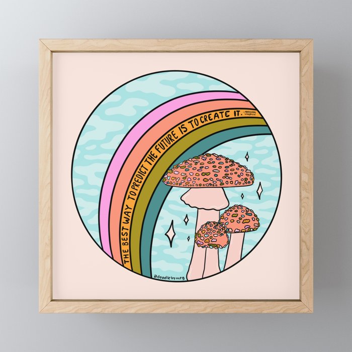 Predict the Future Mini Art Print Gallery Image 1