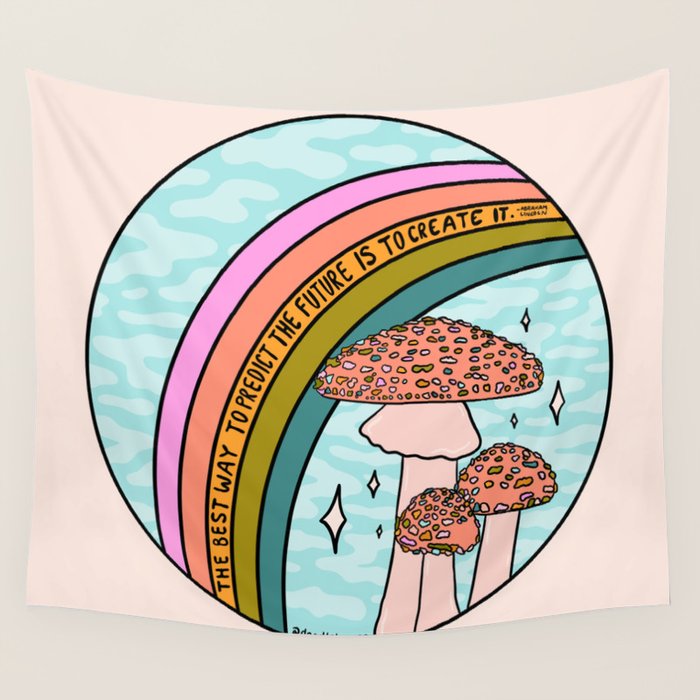 Predict the Future Wall Tapestry Gallery Image 1