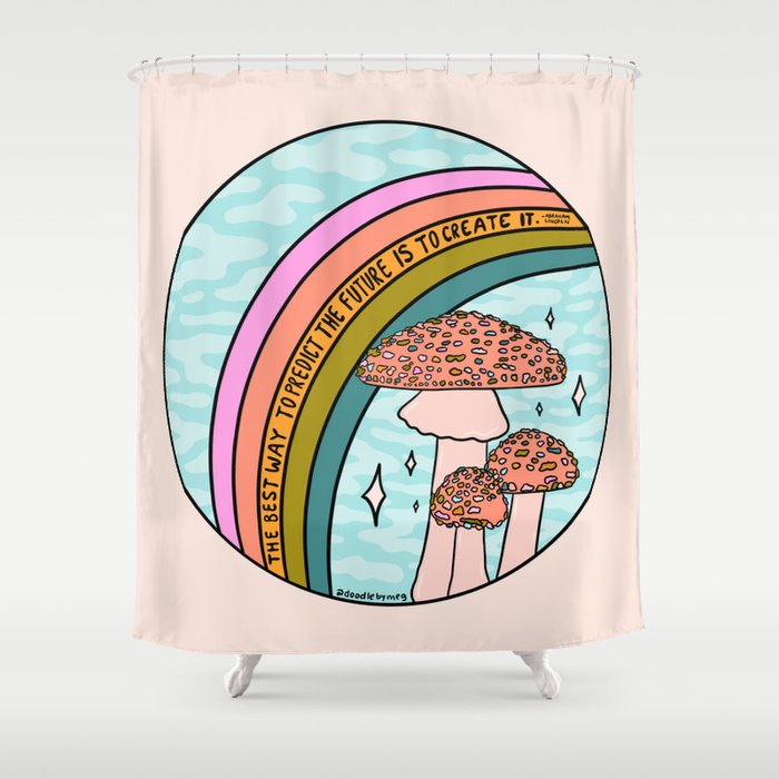 Predict the Future Shower Curtain Gallery Image 1