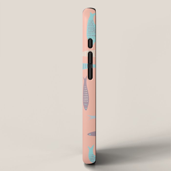 Sardines on Pink iPhone Case Gallery Image 2