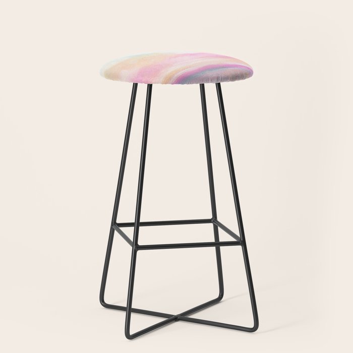 Peace, Love & Joy - Tropical Ocean Seascape Stool Gallery Image 1
