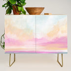 Peace, Love & Joy - Tropical Ocean Seascape Credenza Gallery Image 1