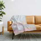 Peace, Love & Joy - Tropical Ocean Seascape Throw Blanket Gallery Image 1