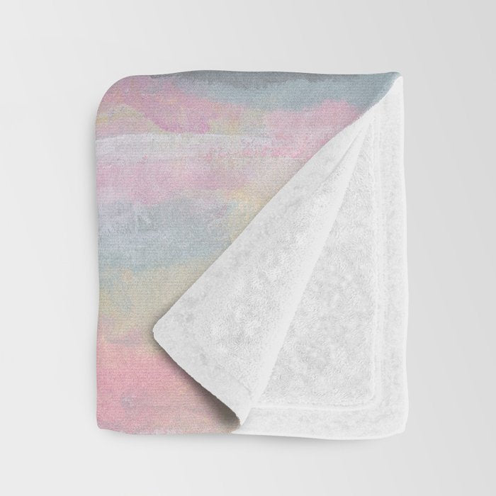 Peace, Love & Joy - Tropical Ocean Seascape Throw Blanket Gallery Image 3