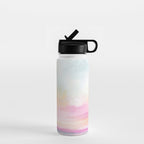 Peace, Love & Joy - Tropical Ocean Seascape Water Bottle Gallery Image 1