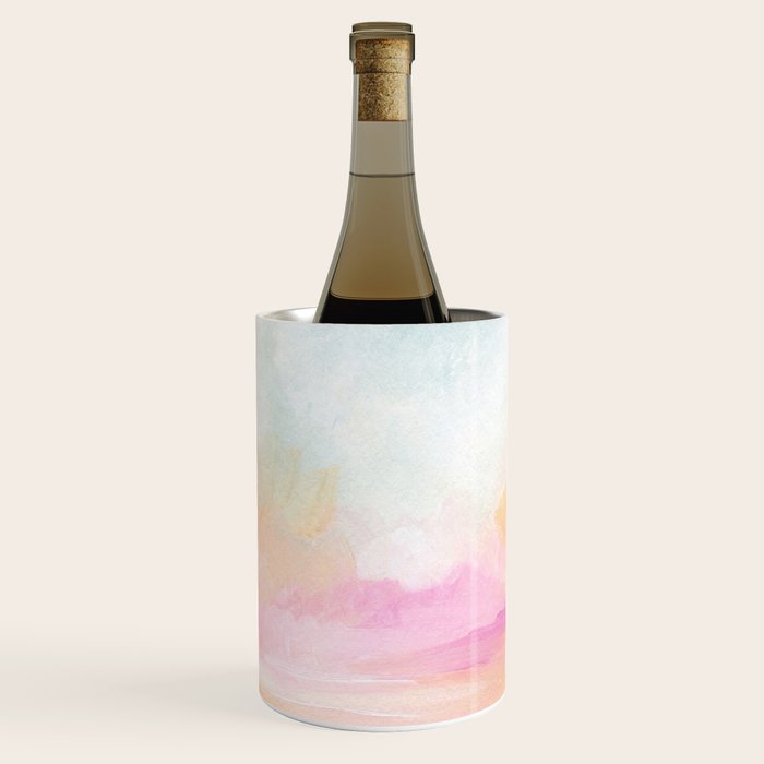 Peace, Love & Joy - Tropical Ocean Seascape Wine Chiller Gallery Image 1