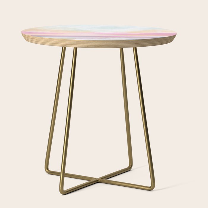 Peace, Love & Joy - Tropical Ocean Seascape Side Table Gallery Image 1