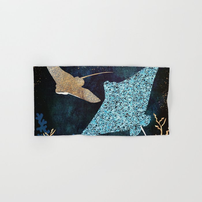Metallic Stingray II Bath Towel Gallery Image 1