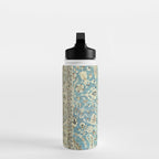 Antique Persian Rug Pastel Blue Cream Water Bottle Gallery Image 3