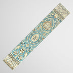 Antique Persian Rug Pastel Blue Cream Table Runner Gallery Image 3