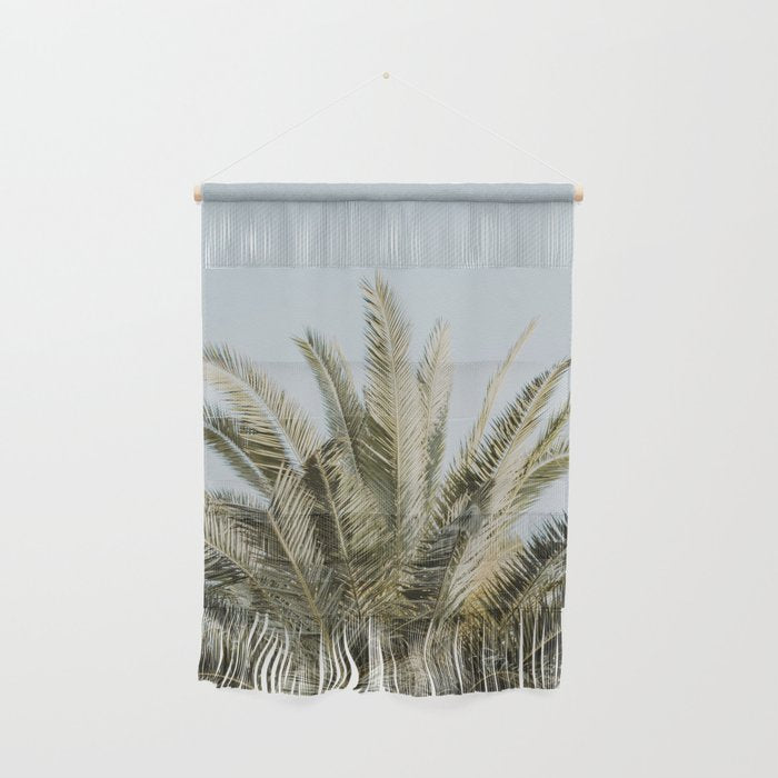 Palm Tree Leafs Photography Wall Hanging Gallery Image 1