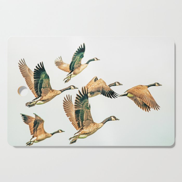 Fly Away || #photography #birds Cutting Board Gallery Image 1