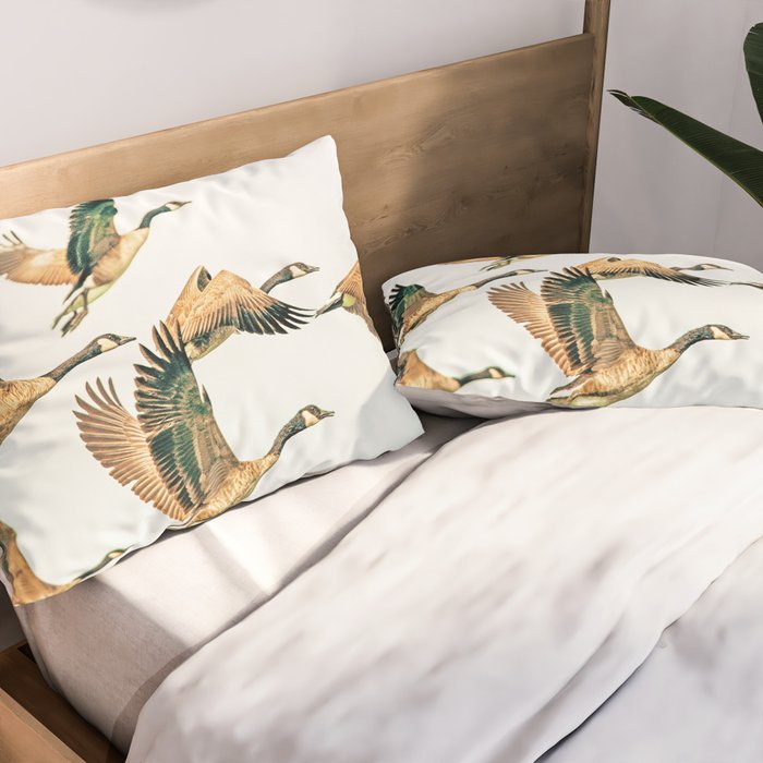 Fly Away || #photography #birds Pillow Sham Gallery Image 2