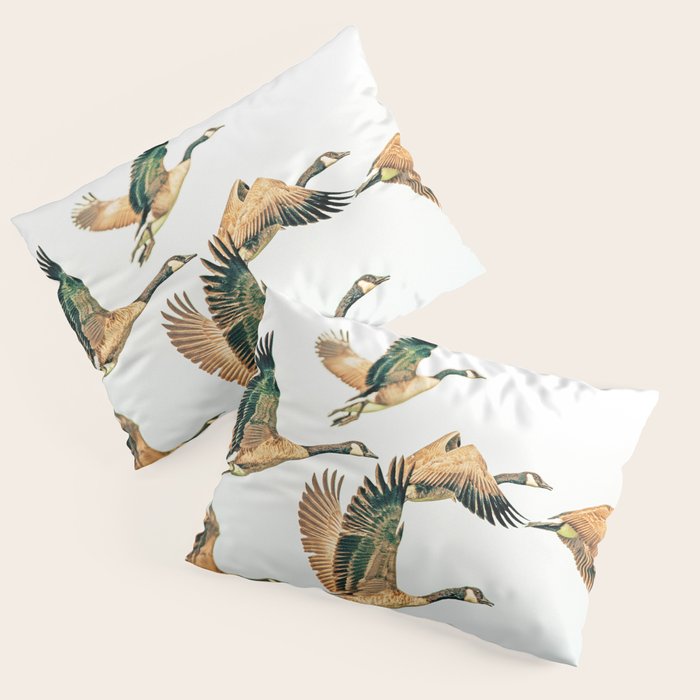Fly Away || #photography #birds Pillow Sham Gallery Image 1
