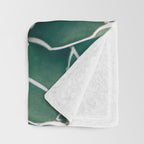Succulent bloom II Throw Blanket Gallery Image 3